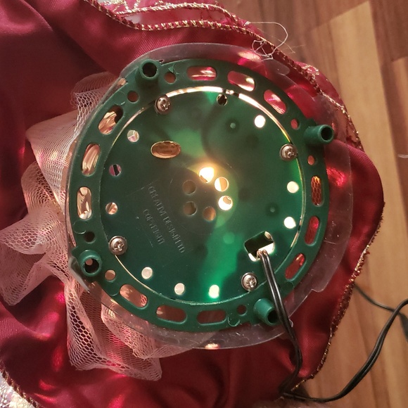 Vintage. 10" Fiber Optic Table Top Angel - Picture 5 of 7